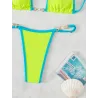Baño y ropaConjunto de bikini sexy - con adornos de metal