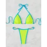 Baño y ropaConjunto de bikini sexy - con adornos de metal