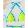 Baño y ropaConjunto de bikini sexy - con adornos de metal