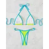 Baño y ropaConjunto de bikini sexy - con adornos de metal