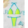 Baño y ropaConjunto de bikini sexy - con adornos de metal