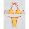 Baño y ropaConjunto de bikini sexy - con adornos de metal