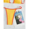 Ensemble bikini sexy - avec des décorations en métal