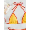 Baño y ropaConjunto de bikini sexy - con adornos de metal
