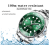 Pagani Design - automatyczny zegarek ze stali nierdzewnej - wodoodporny - niebieskiZegarki