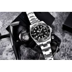 Pagani Design - montre automatique en acier inoxydable - étanche - noir