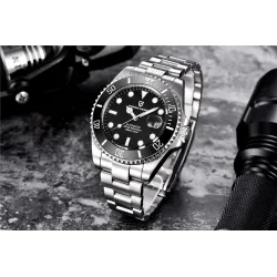 Pagani Design - montre automatique en acier inoxydable - étanche - noir