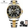 Pagani Design - automatic stainless steel watch - waterproof - gold / blackWatches