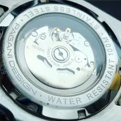Pagani Design - automatic stainless steel watch - waterproof - gold / blueWatches