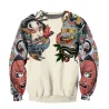 Hoodies & SudaderaCultura japonesa - estampado de tatuaje de máscara - sudadera