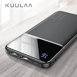 Przenośny power bank - zewnętrzna ładowarka baterii - podwójne USB - wyświetlacz LCD - 10000mAhPowerbanki