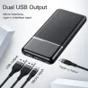 Banque d'alimentation portable - chargeur de batterie externe - double USB - écran LCD - 10000mAh