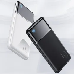Banque d'alimentation portable - chargeur de batterie externe - double USB - écran LCD - 10000mAh