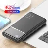 Banque d'alimentation portable - chargeur de batterie externe - double USB - écran LCD - 10000mAh