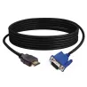 HDTV - HDMI uros VGA - HD-15 uros - 15 Pin - sovitin - kaapeli - 1080P - 1,8 m