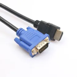 HDTV - HDMI hann til VGA - HD-15 hann - 15Pin - adapter - kabel - 1080P - 1,8m