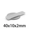 N35 - neodymmagnet - starkt rektangulärt block - 40mm * 10mm * 2mm