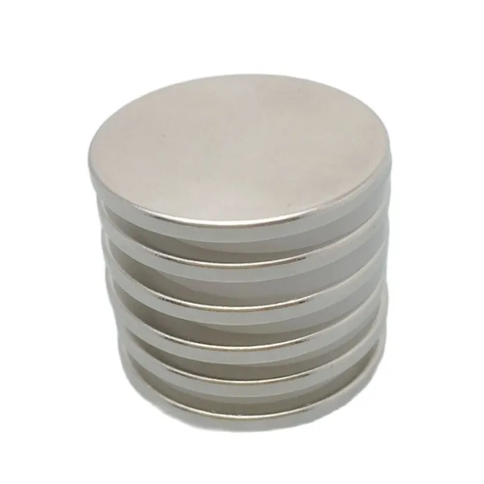 N52 - magnes neodymowy - mocny okrągły krążek - 25mm * 2mm - 10 sztukN52
