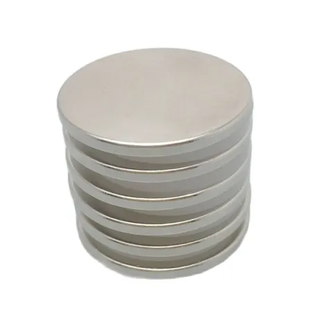N52 - magnes neodymowy - mocny okrągły krążek - 25mm * 2mm - 10 sztukN52
