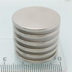 N52 - magnes neodymowy - mocny okrągły krążek - 25mm * 2mm - 10 sztukN52