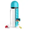Daily pill organizer - box - vattenflaska - läckagesäker - 600ml