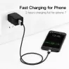 Ugreen - 24A MFi - USB til lyn - datakabel - hurtig oplader