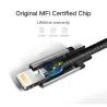 Ugreen - 24A MFi - USB til lyn - datakabel - hurtiglader