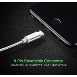 Ugreen - 24A MFi - USB til lyn - datakabel - hurtig oplader
