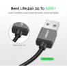 Ugreen - 24A MFi - USB til lyn - datakabel - hurtiglader