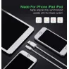 CablesUgreen - 24A MFi - USB a lightning - cable de datos - cargador rápido