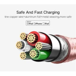 Ugreen - 24A MFi - USB til lyn - datakabel - hurtiglader