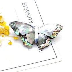 Motyl z muszli perłowej - broszkaBroszki