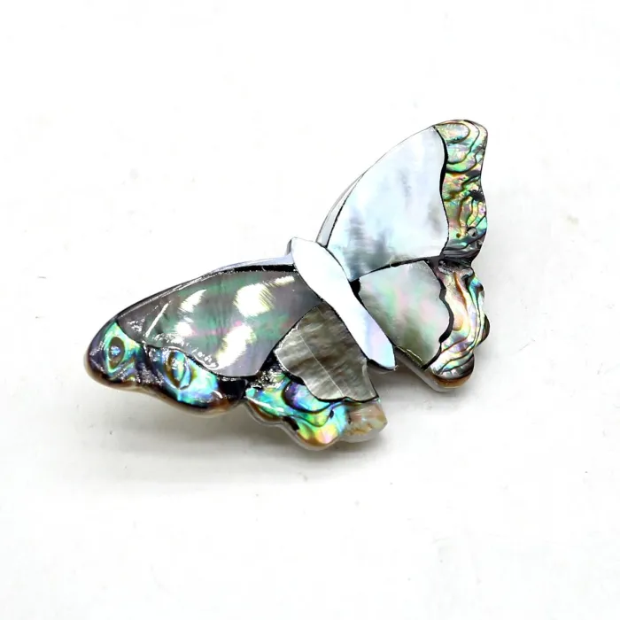 Papillon nacre - broche