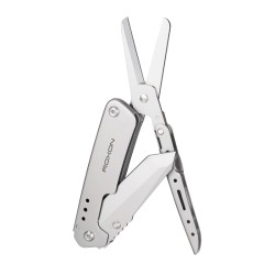 Couteau de poche pliant / ciseaux - multi-outils - avec clip ceinture