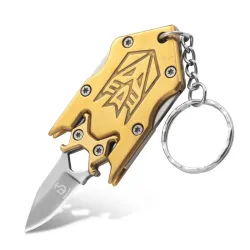 Mini folding pocket knife - with keychain - stainless steelKnives & Multitools