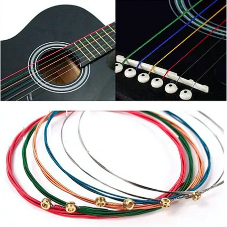 Colorful guitar strings - 6 pieces setGuitars