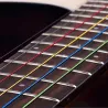 Fargerike gitarstrenger - 6 deler sett