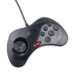 Manette filaire USB - manette 6 boutons - pour Sega MD2 / Genesis