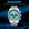 LIGE - ylellinen kvartsikello - valoisa - ruostumaton teräs - vedenpitävä - ruusukulta / valkoinen