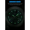 LIGE - luxury stainless steel Quartz watch - luminous - leather strap - waterproof - rose gold / blackWatches