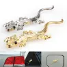 Lézard en métal avec cristaux - autocollant de voiture