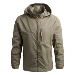 ChaquetasCortavientos de hombre con capucha - chaqueta