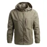 ChaquetasCortavientos de hombre con capucha - chaqueta