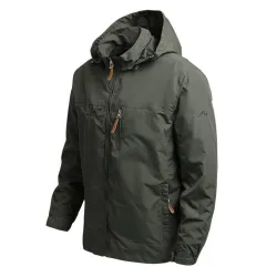 ChaquetasCortavientos de hombre con capucha - chaqueta
