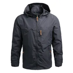 Windjack met capuchon voor herenJassen