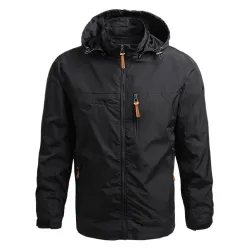 Windjacke für Herren mit Kapuze