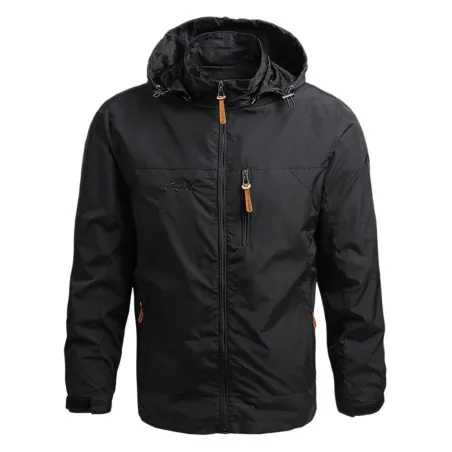 Windjacke für Herren mit Kapuze