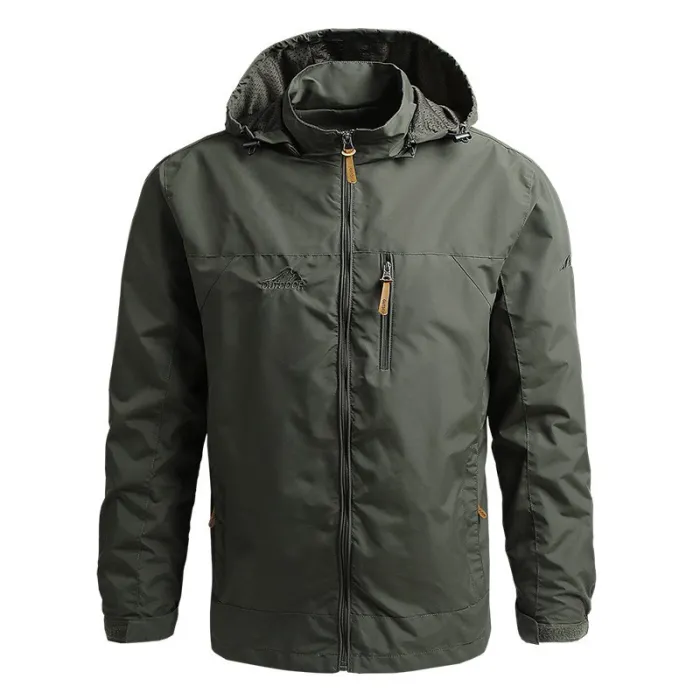 Giacca a vento da uomo con cappuccio - giacca