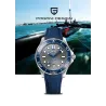 PAGANI DESIGN - montre mécanique - acier inoxydable - étanche - bracelet nylon - bleu