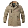 Veste à capuche homme militaire - coupe vent - imperméable